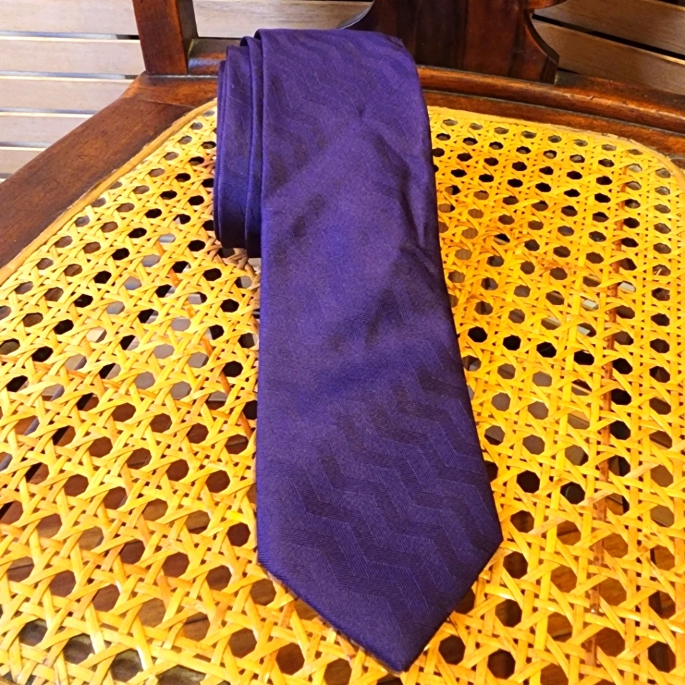 Purple Silk Tie